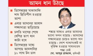 মাস শেষে কমতে পারে চালের দাম